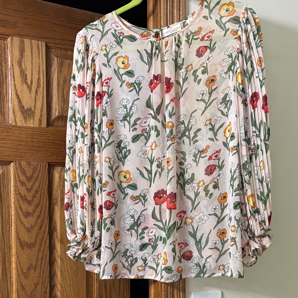Eva Mendes for New York & Company Floral Blouse - Multicolor